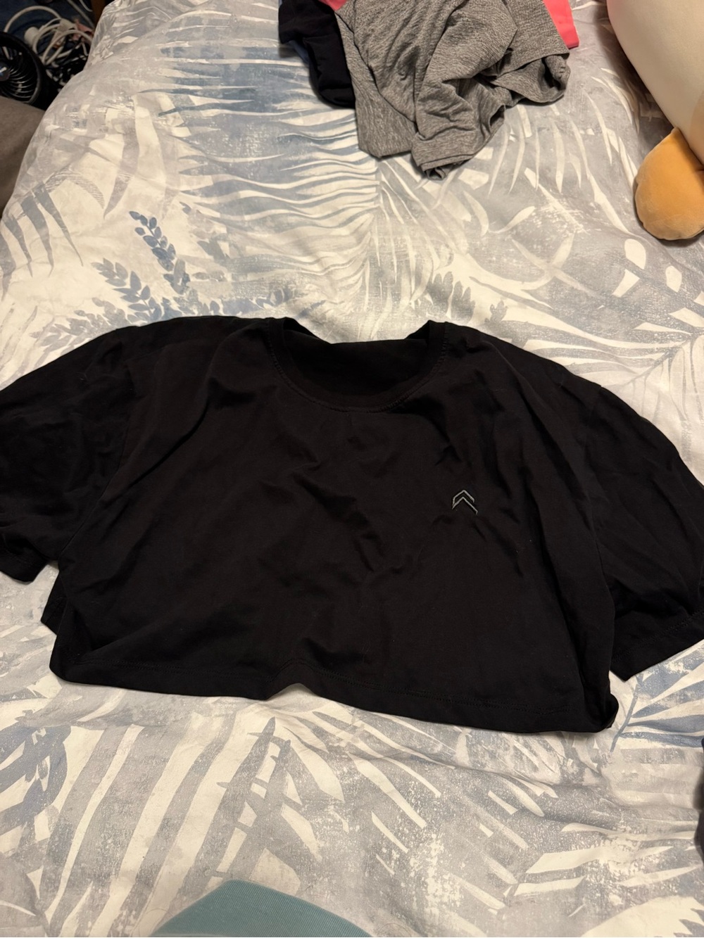 Oner active cropped black tee